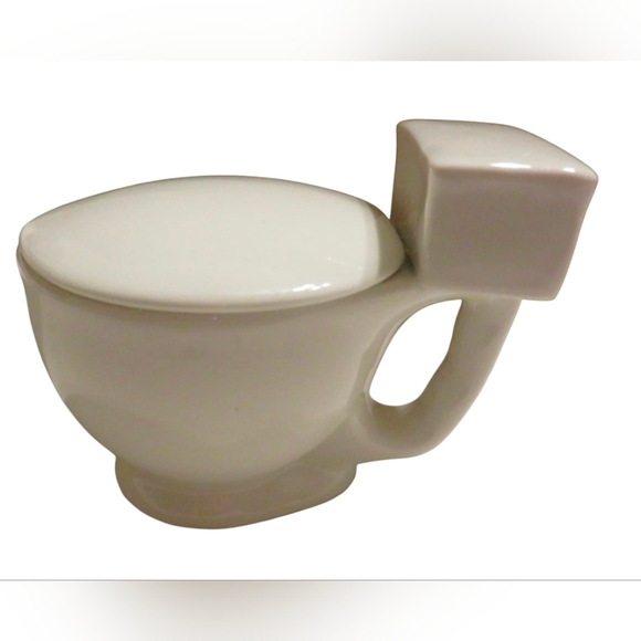 Unbranded Other - Toilet Bowl Mug Ceramic Mug With Poop Novelty Gag Gift NEW
